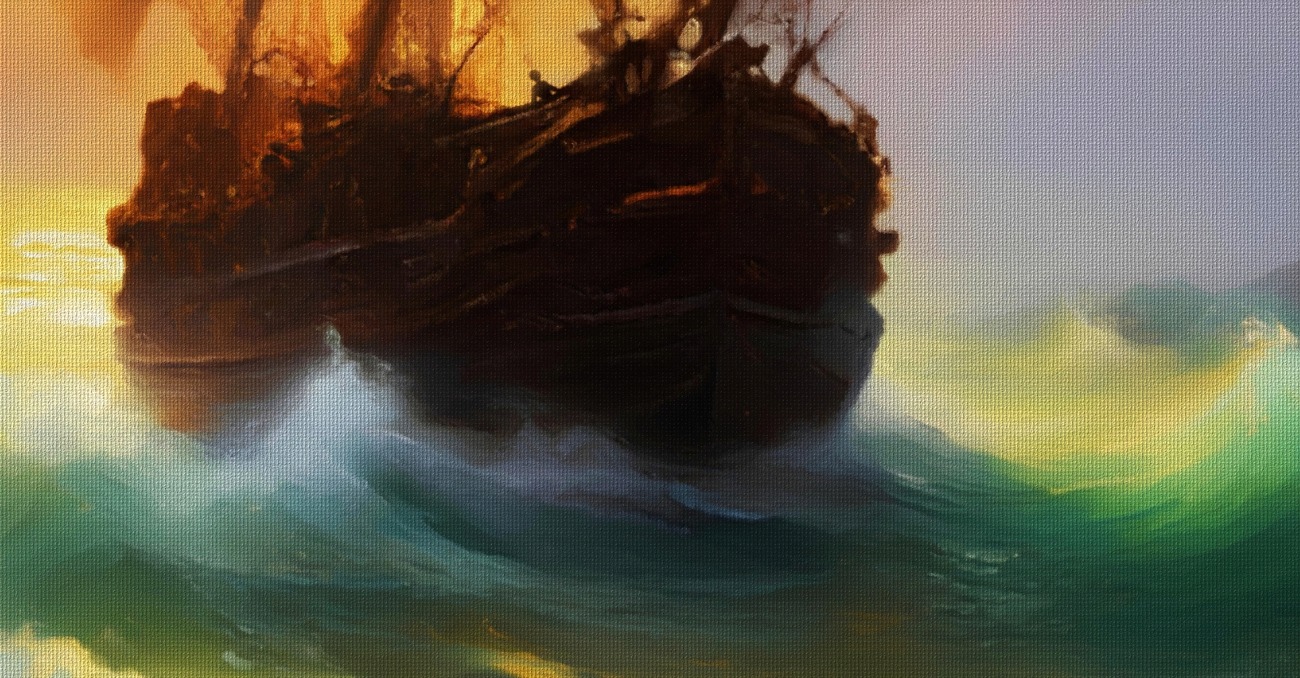 Caravela ondas e pedras Quadro em Tela (canvas) 3 Caravela ondas e pedras Quadro em Tela (canvas) - Imagem 3