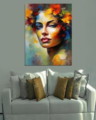 Olhar no olho Quadro em Tela (canvas)