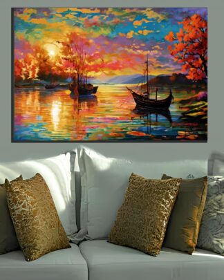 Céu colorido Quadro em Tela (canvas)