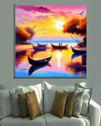 Canoas Quadro em Tela (canvas)