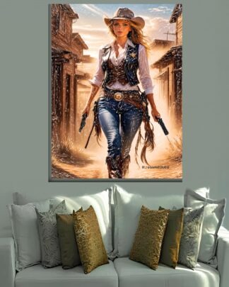 Xerife Quadro em Tela (canvas)