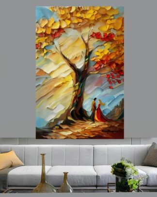 Casal Apaixonado Quadro em Tela (canvas)