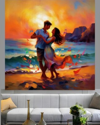 Lambada na areia  Quadro em Tela (canvas)