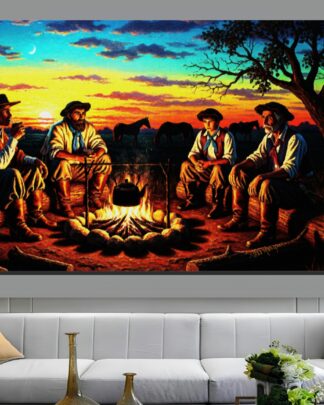 Gaúchos Quadro em Tela (canvas)